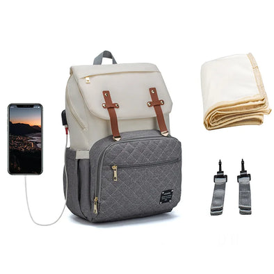 Maternity multifunction diaper backpack